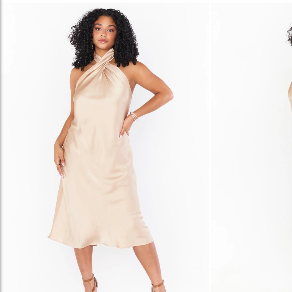 Show Me Your Mumu Jasmine Midi Halter Dress